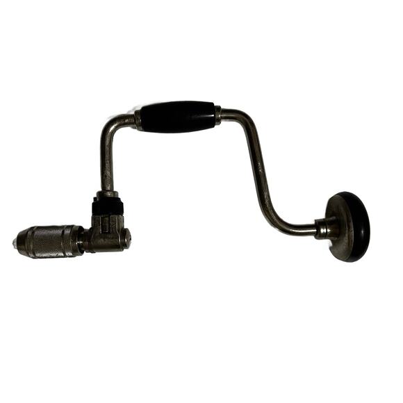 VTG Hand Ratchetting Stanley Brace and Bit Auger Drill A02-923-Prepper - Picture 1 of 3